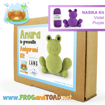 Amigurumi Crochet Kit - NASIKA la grenouille the frog - FROGandTOAD Créations ©